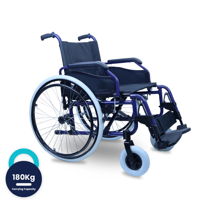 bombay surgical arrex harvey heavy duty steel wheelchair