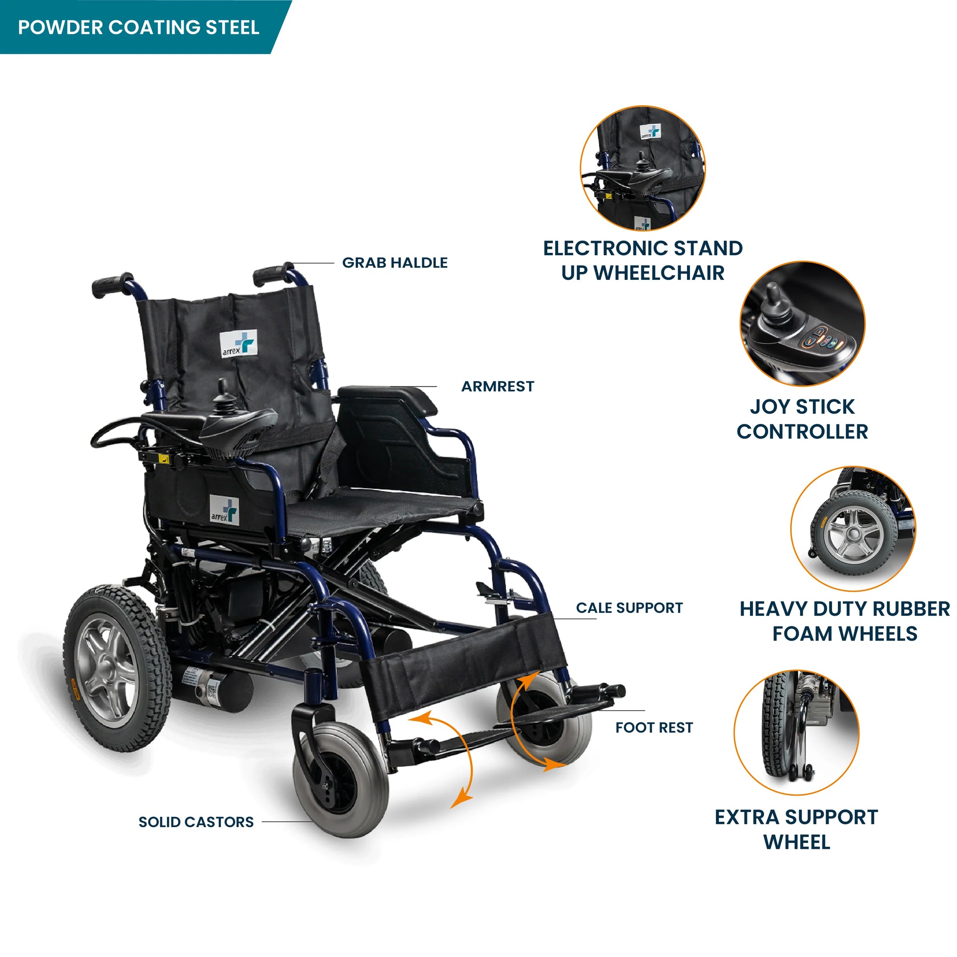 bombay surgical arrex tamar power electric power wheelchair