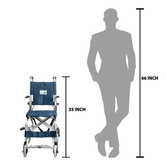 bombay surgical arrex tino-x compact aluminium wheelchair