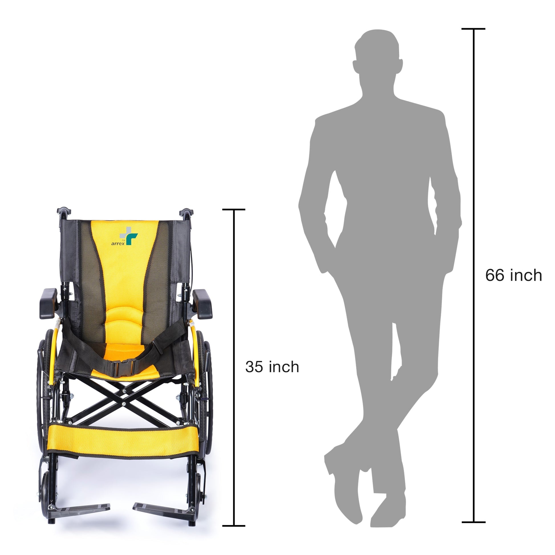 bombay surgical arrex pulse premium aluminium wheelchair
