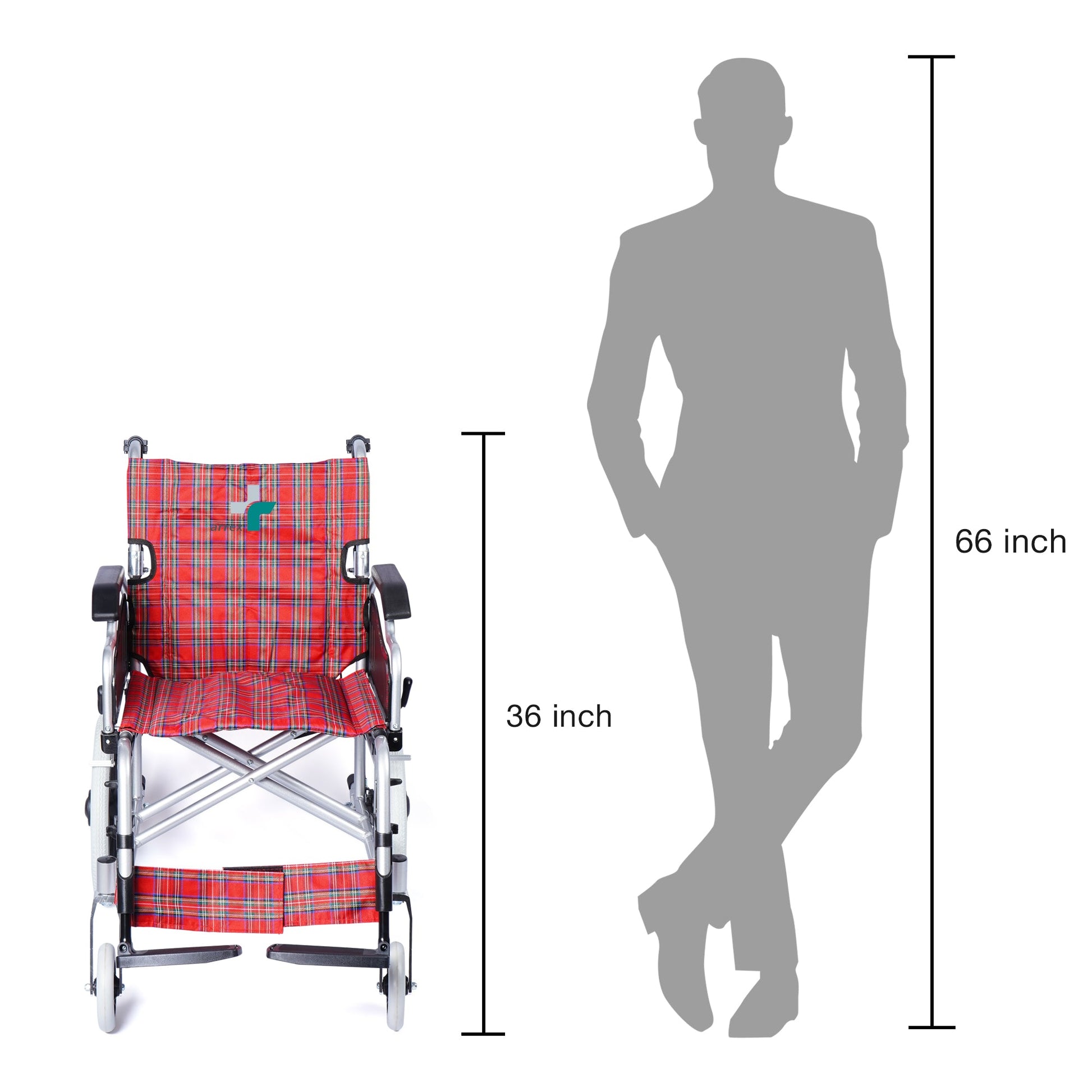 bombay surgical arrex konrad premium aluminium wheelchair