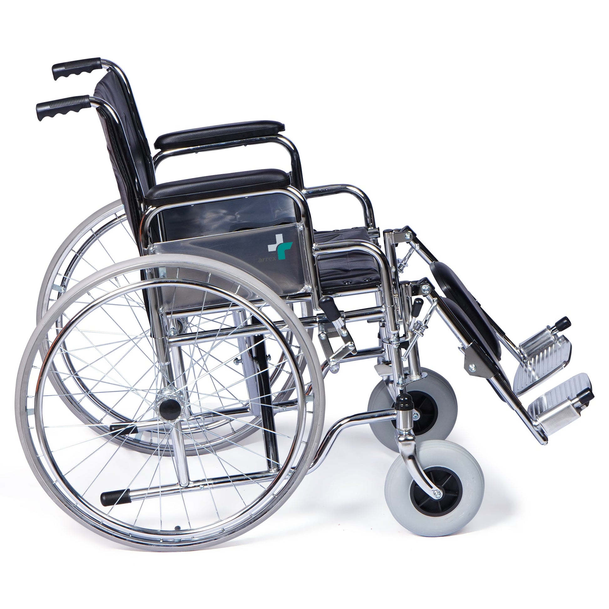 bombay surgical arrex savina premium steel wheelchair