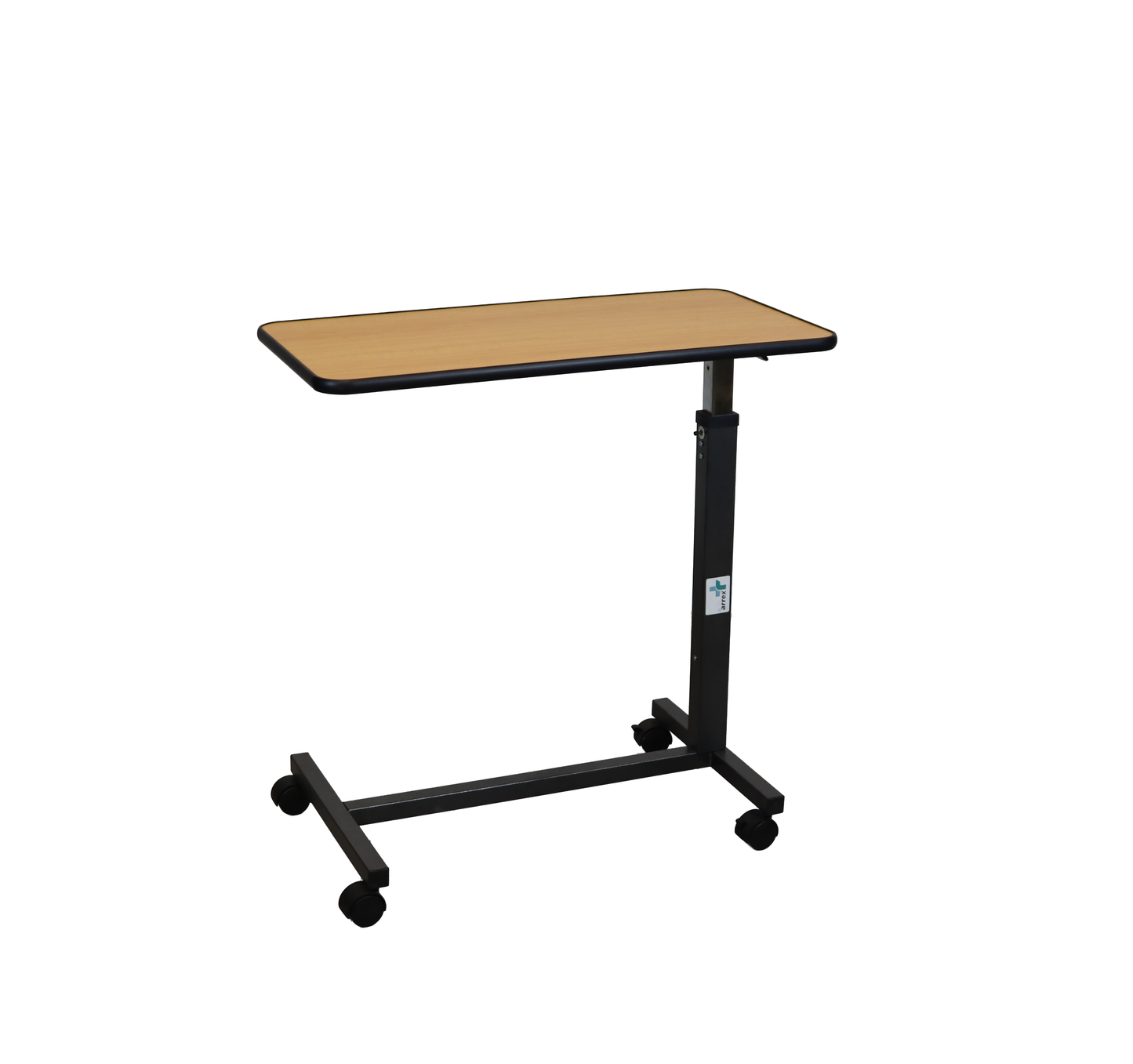 ARREX NOAH OBT 30 OVER BED TABLE - WOODEN LAMINATE, HEIGHT ADJUSTABLE, WITH ROLLING WHEELS