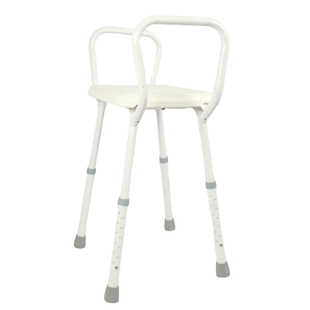 bombay surgical arrex la50 bath bench adjustable height with nonslip rubber shoe