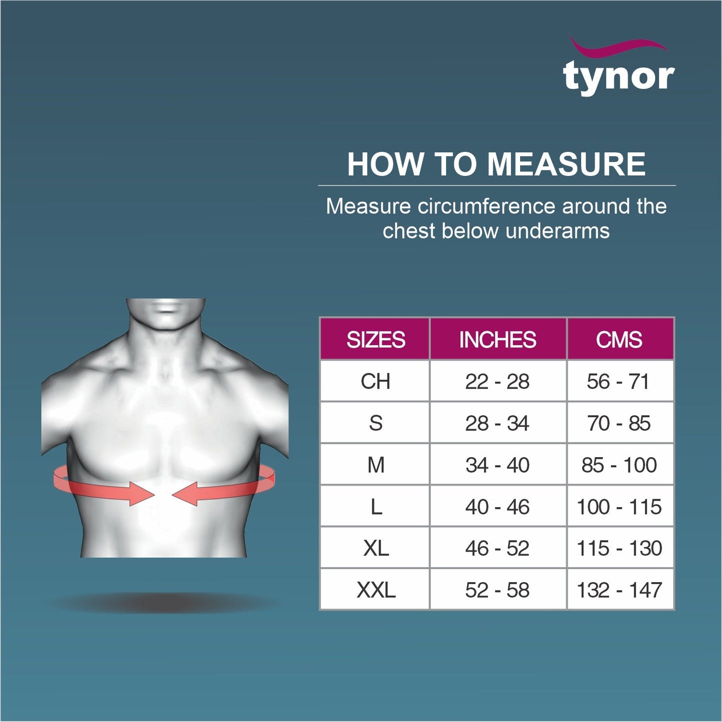 TYNOR C-05 CLAVICLE BRACE WITH BUCKLE