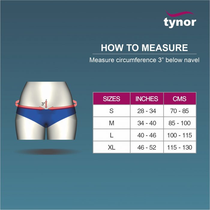 TYNOR A-20 PREGNANCY BACK SUPPORT, GREY, 1 UNIT