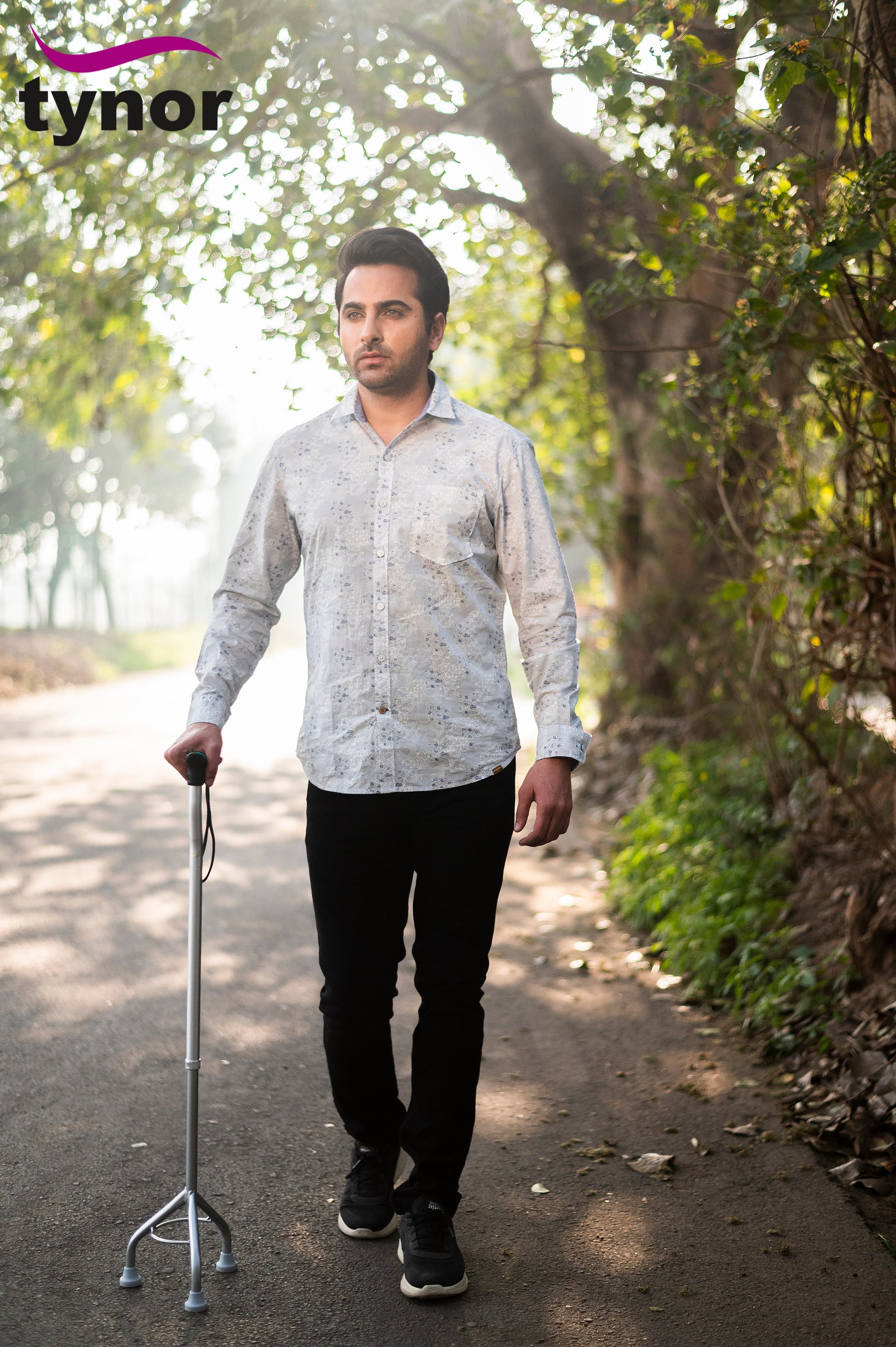 bombay surgical tynor walking stick tripod