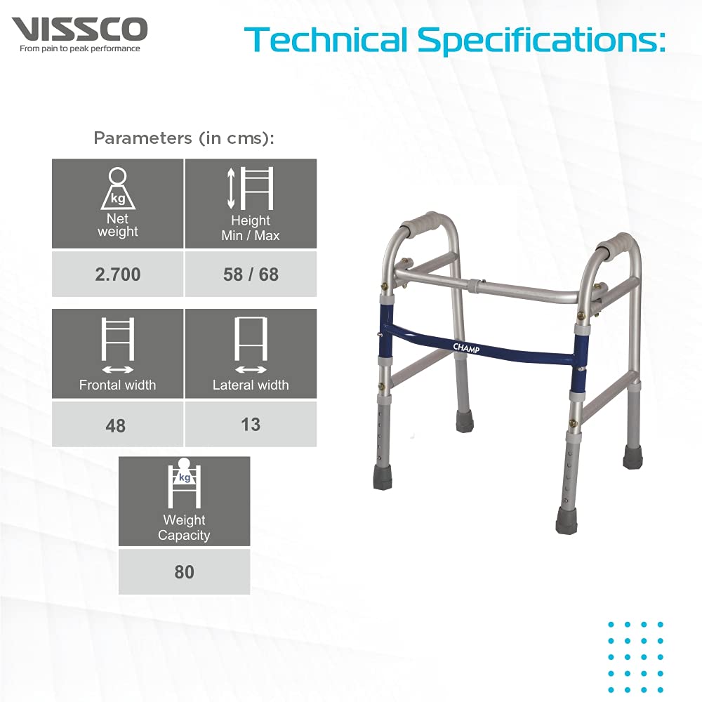 bombay surgical Champ Folding Walker- Child