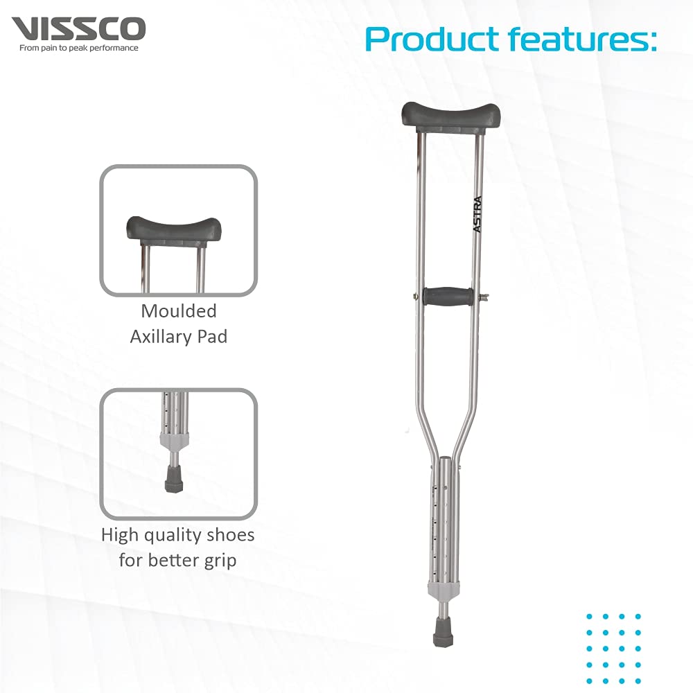 VISSCO Astra Under Arm Crutches PC NO.0905