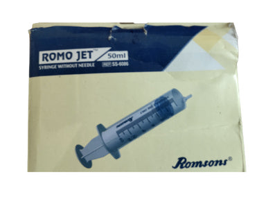 ROMSONS ROMO JET DISPOSABLE SYRINGE- 50ML