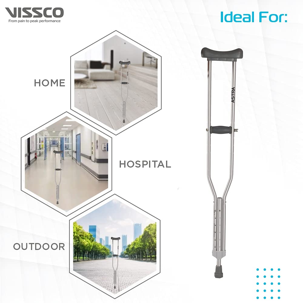 VISSCO Astra Under Arm Crutches PC NO.0905