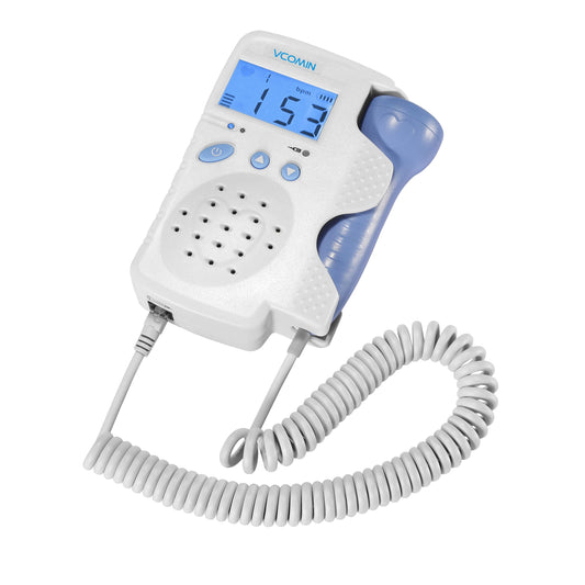 Vcomin fd-200b fetal doppler | pocket friendly fetal heart rate monitor