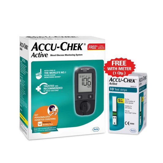 Accu-chek active blood glucose glucometer kit