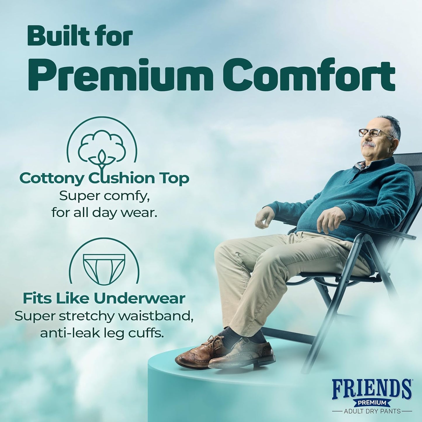 FRIENDS PREMIUM ADULT DIAPERS PANT STYLE