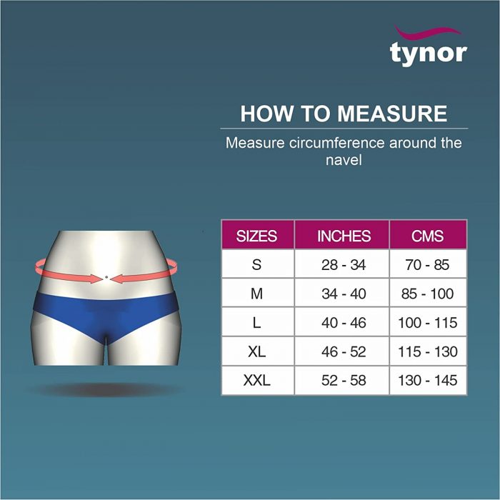 TYNOR L-03 OAC ABDOMINAL BELT, GREY, 1 UNIT