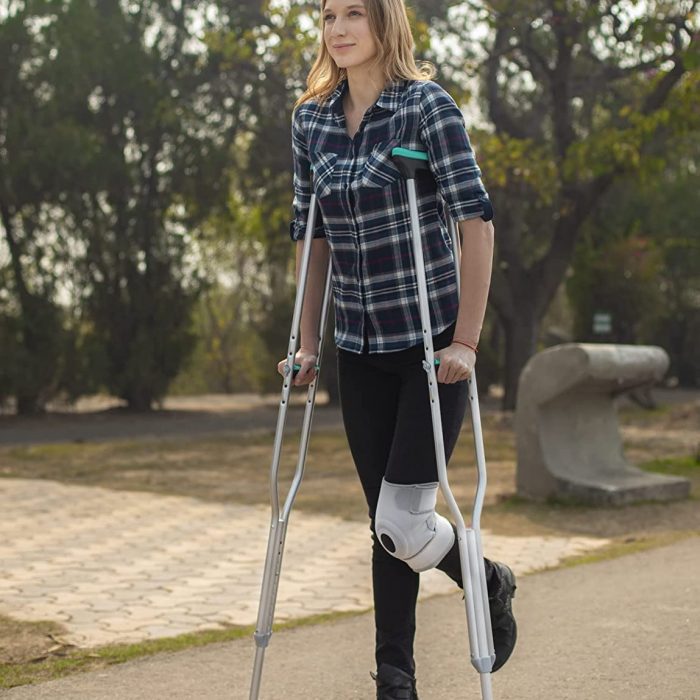 Lightweight Adjustable Auxiliary Crutches for Walking Support TYNOR L-21