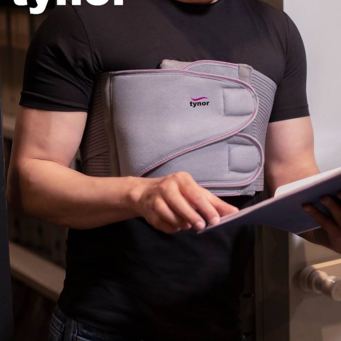 TYNOR A-11 CHEST BINDER, GREY, 1 UNIT