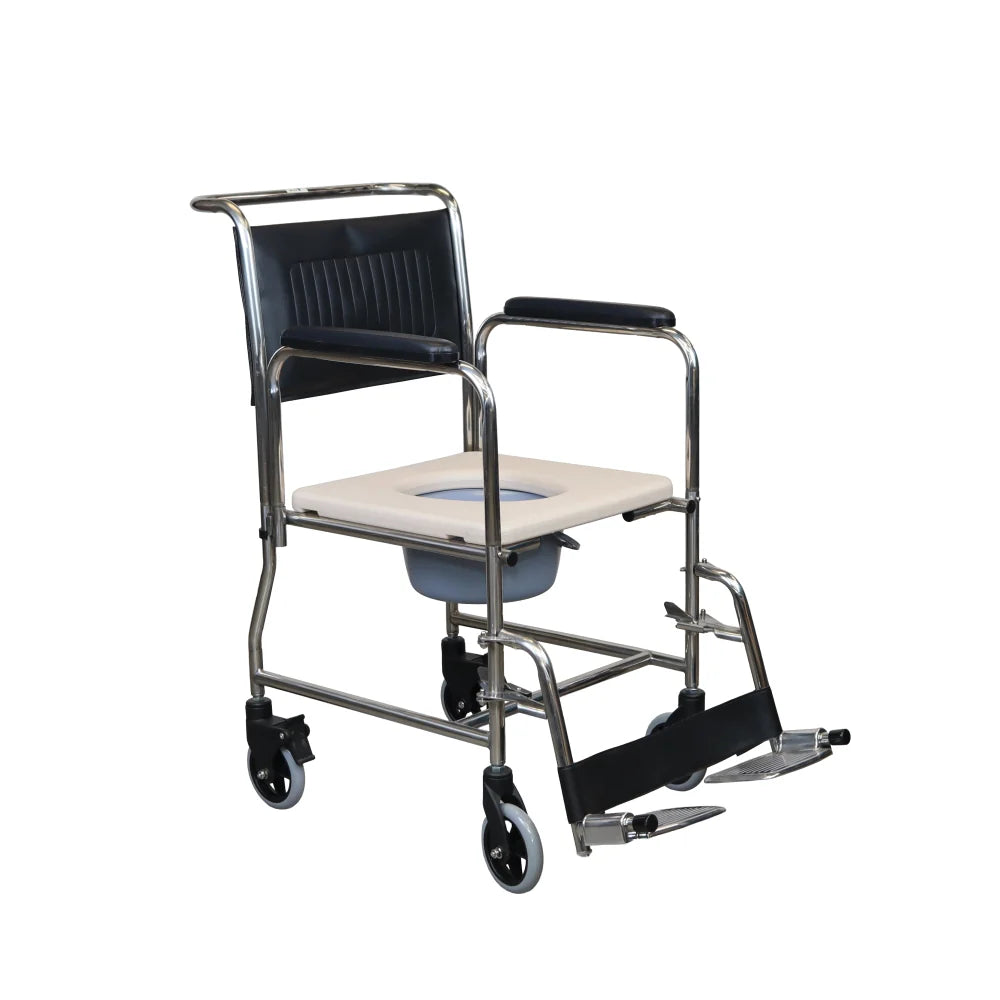 ARREX EDDA-S COMMODE WHEELCHAIR COMES WITH POT ATTACHED