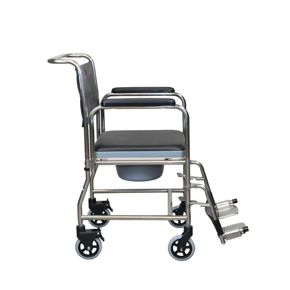 ARREX EDDA-S COMMODE WHEELCHAIR COMES WITH POT ATTACHED
