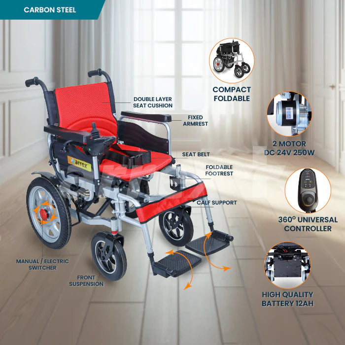 bombay surgical arrex enzo automatic power wheelchair