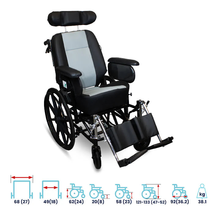 ARREX FABIO - RECLINNING WHEELCHAIR