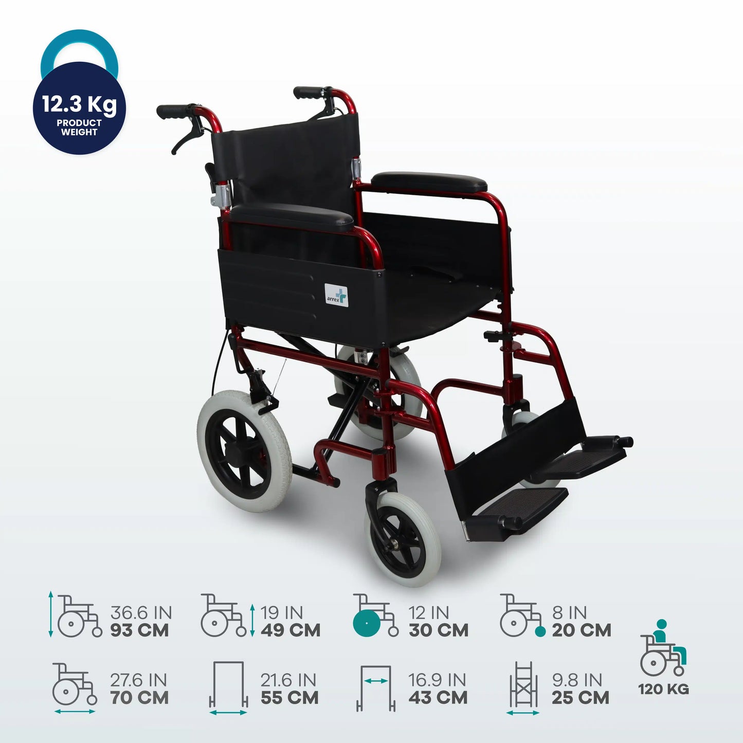 ARREX FELIX - BASIC ALUMINIUM WHEELCHAIR
