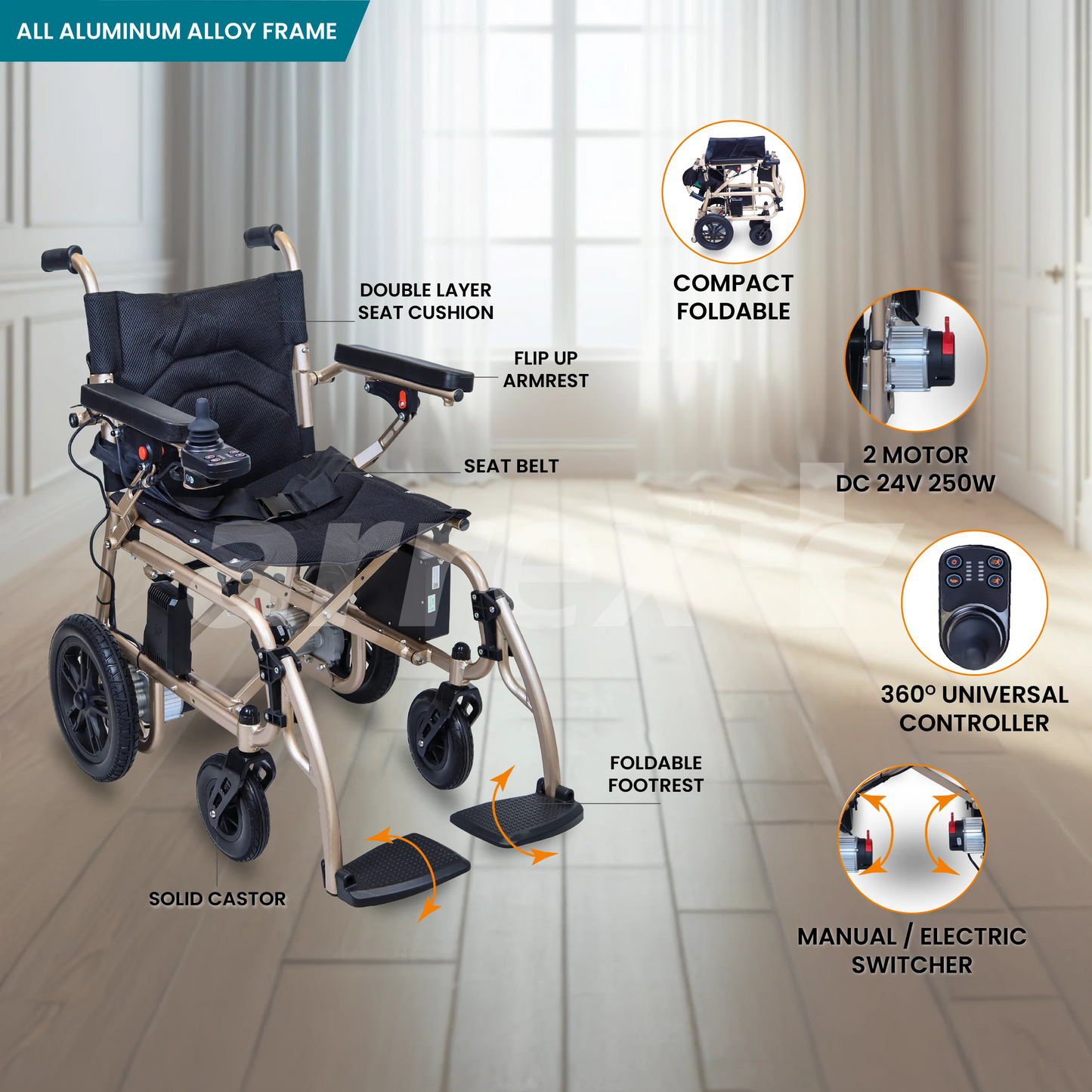 ARREX George Automatic Power Wheelchair