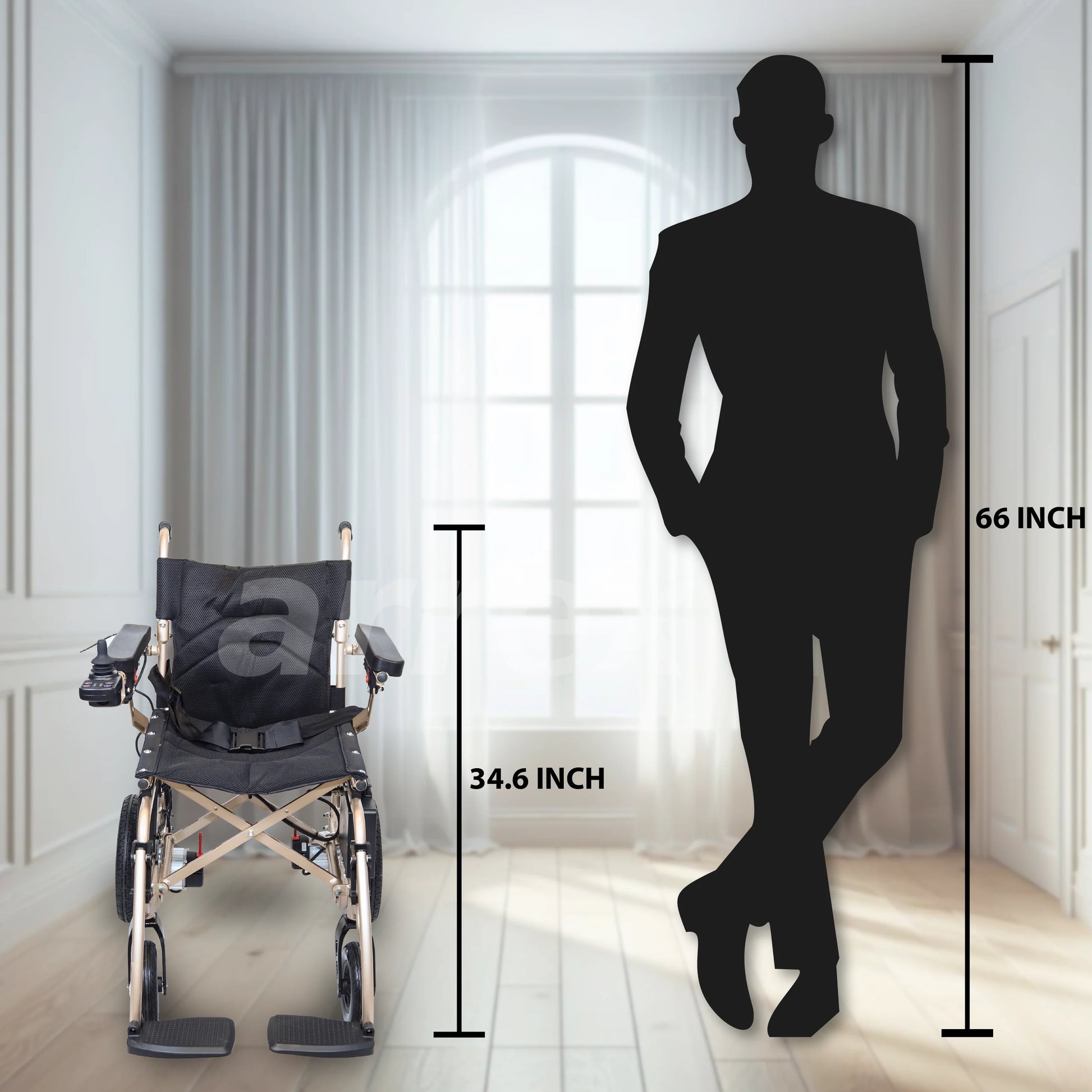 bombay surgical arrex george automatic power wheelchair