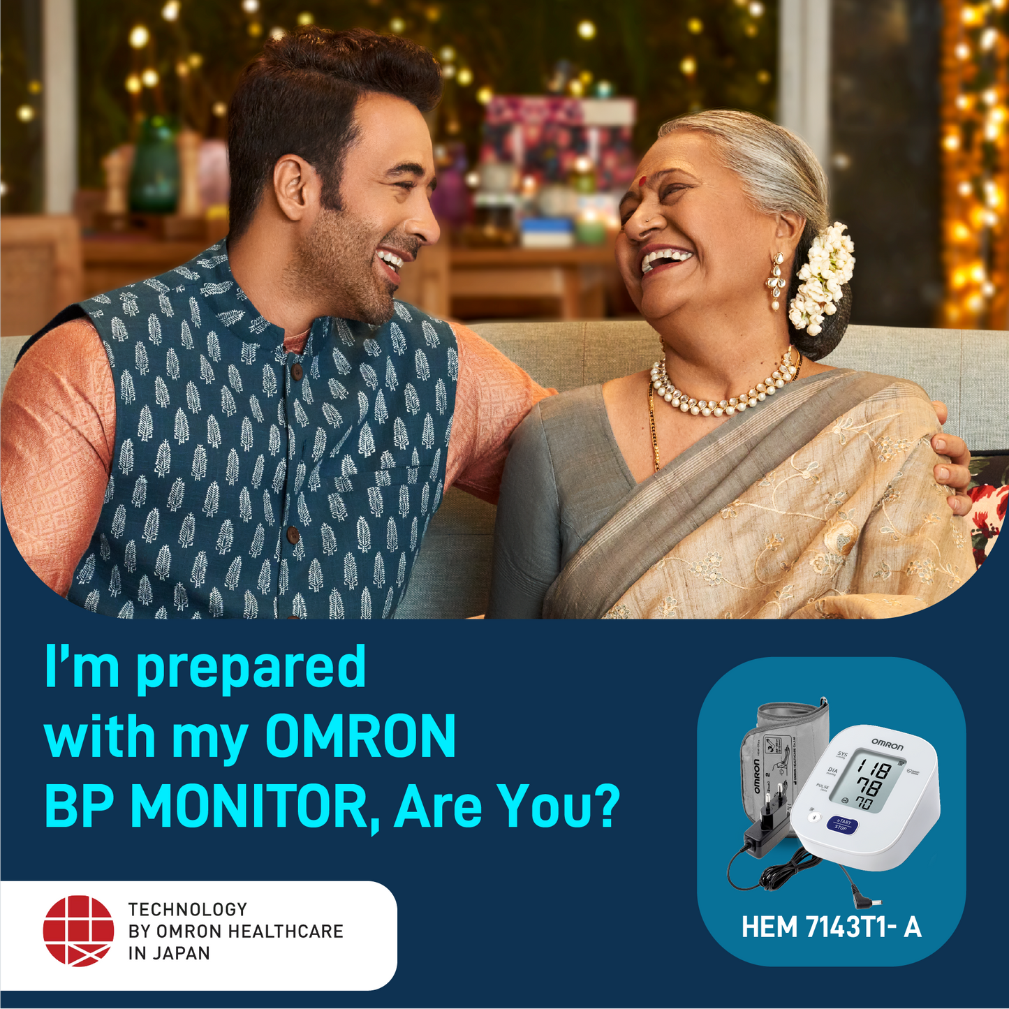 OMRON HEM 7143TA BLOOD PRESSURE MONITOR