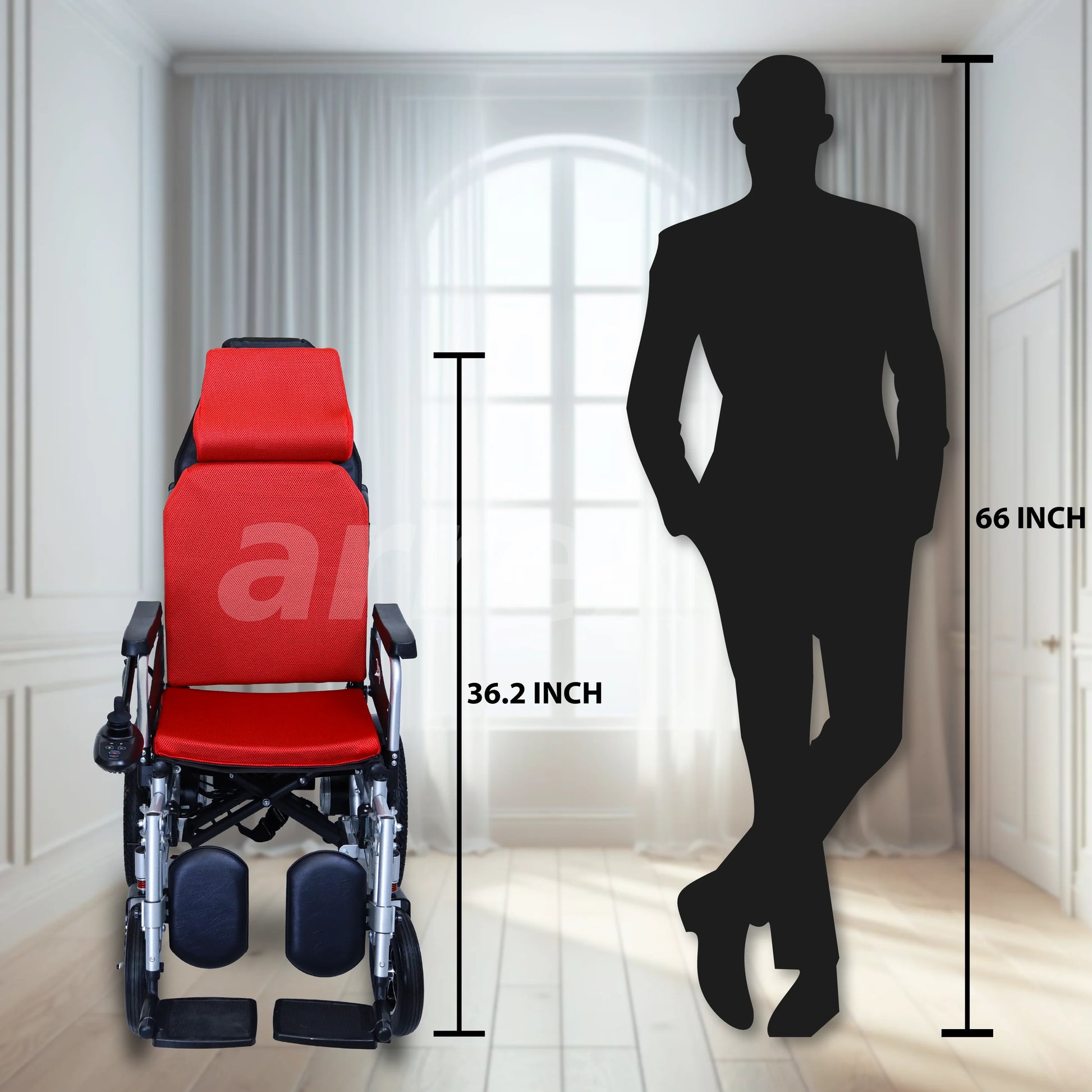 bombay surgical arrex jack automatic power wheelchair