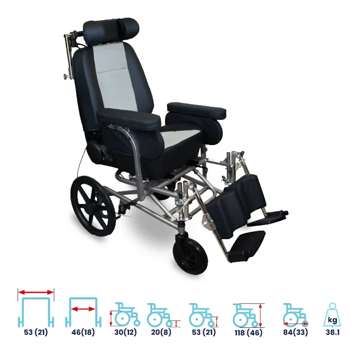 ARREX JANA - RECLINNING WHEELCHAIR