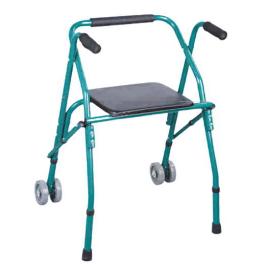 Arrex M10 walker with front wheels - foldable, adjustable heights