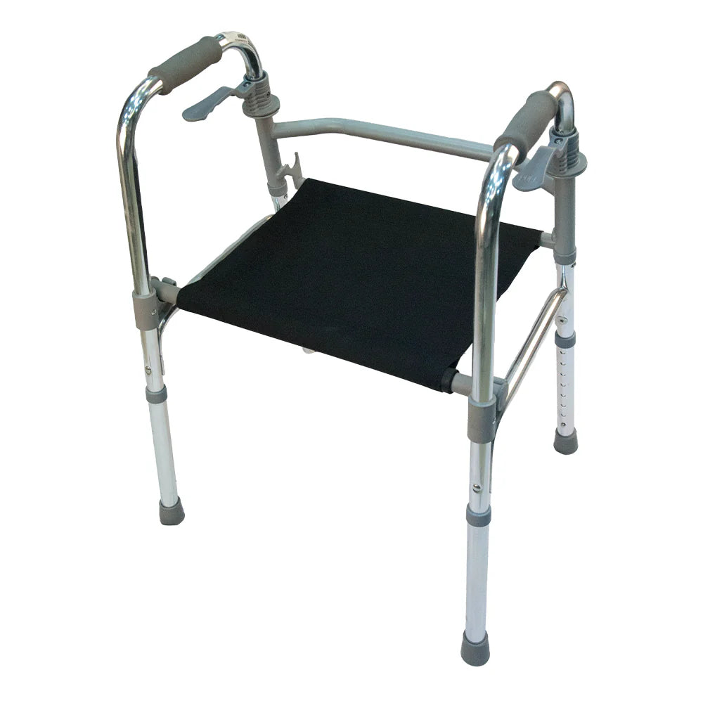 ARREX M20 WALKER - STRONG FOLDING WITH CLOTH SEAT, EASY FOLDING LEVER