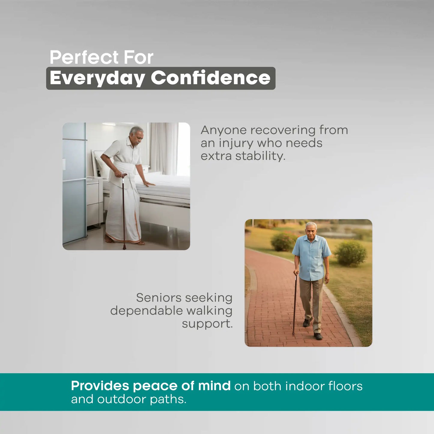 Walking Stick - Anti Skid - ARREX MS10