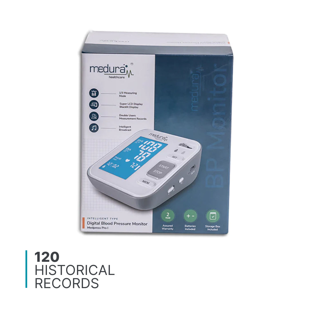 MEDURA MEDPRESS PRO I BLOOD PRESSURE MONITOR
