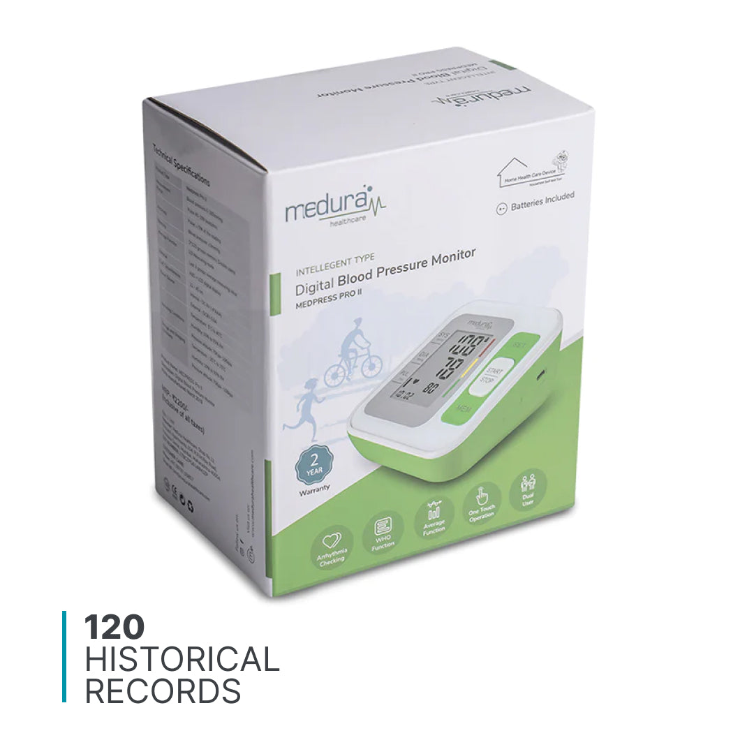 MEDURA MEDPRESS PRO II BLOOD PRESSURE MONITOR