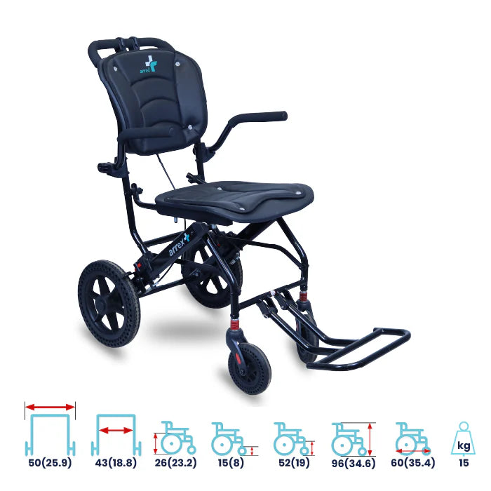 ARREX PEPPER Foldable -TRAVEL WHEELCHAIR