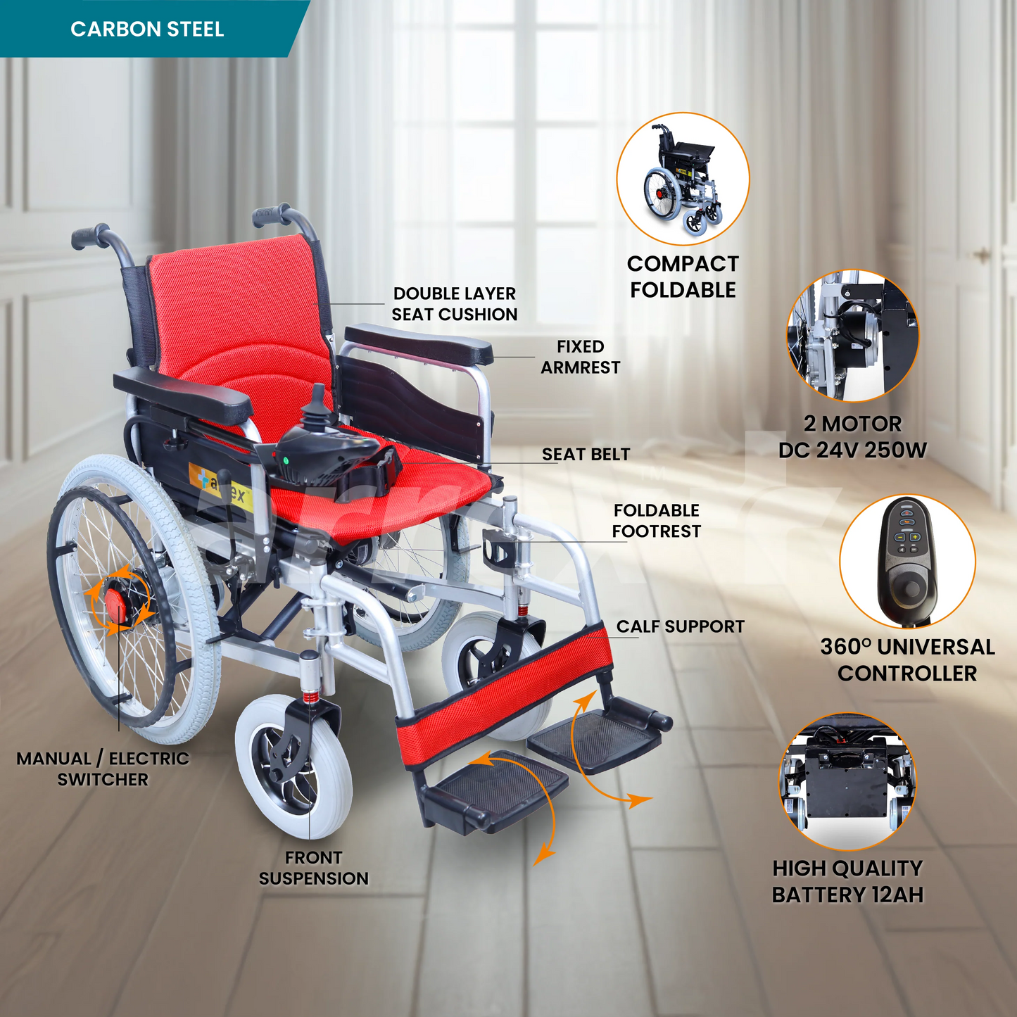 ARREX Scott Automatic Power Wheelchair