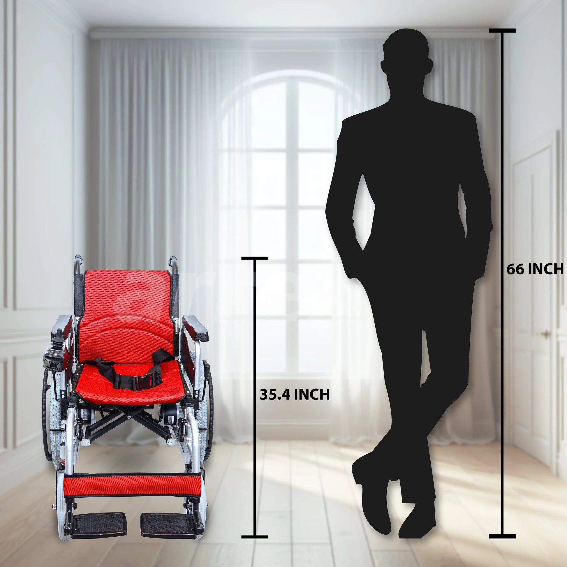 bombay surgical arrex scott automatic power wheelchair