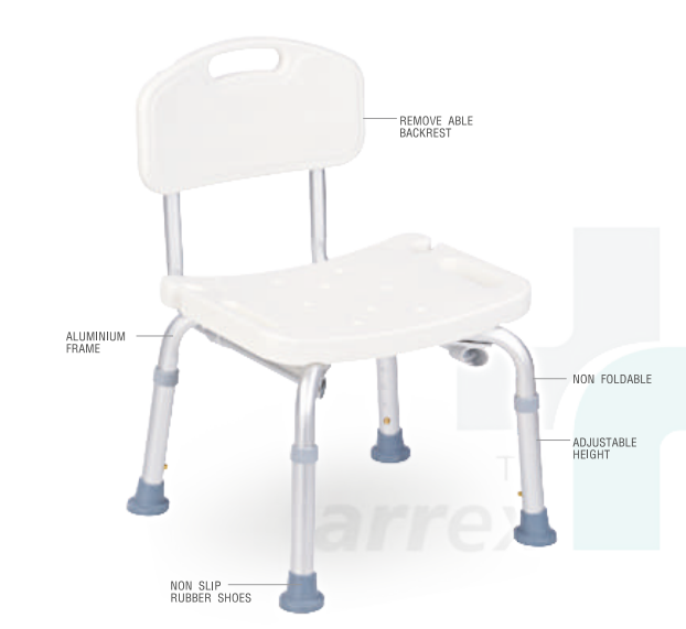bombay surgical arrex la110 bath bench - enhance your bathing experience with comfort and safety