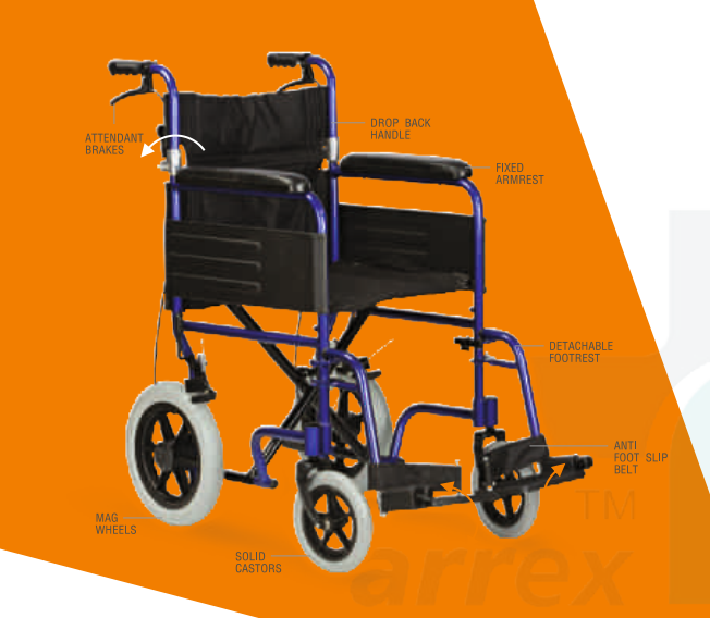ARREX ARROW - PREMIUM ALUMINIUM WHEELCHAIR