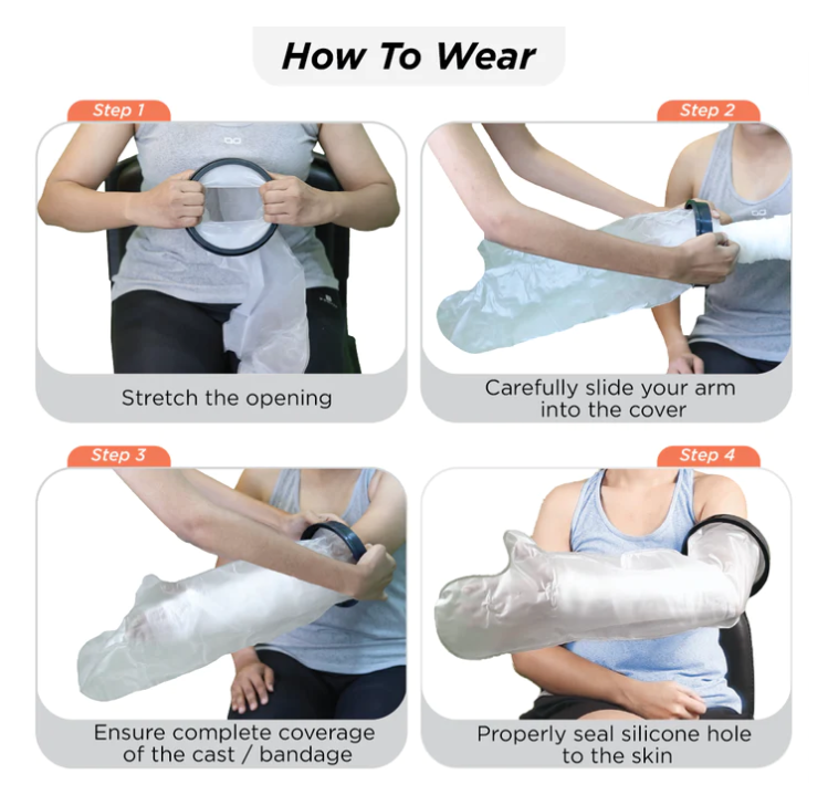 VISSCO Cast Cover Arm (From Wrist to Upper Arm) - P.C.No. 0827