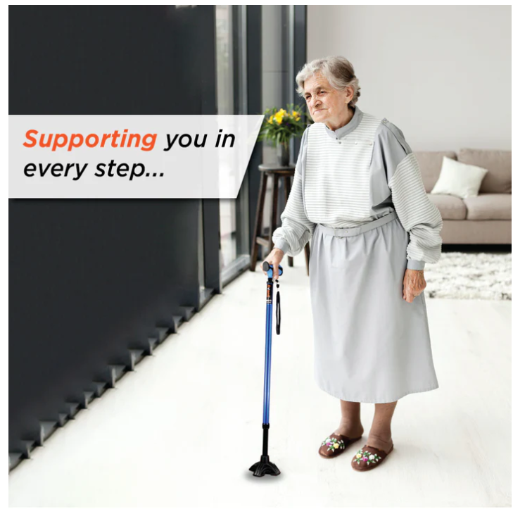 bombay surgical vissco avanti plus t shape stick with big shoe