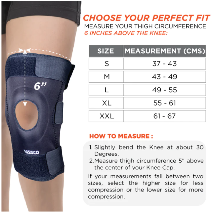 bombay surgical vissco functional knee support
