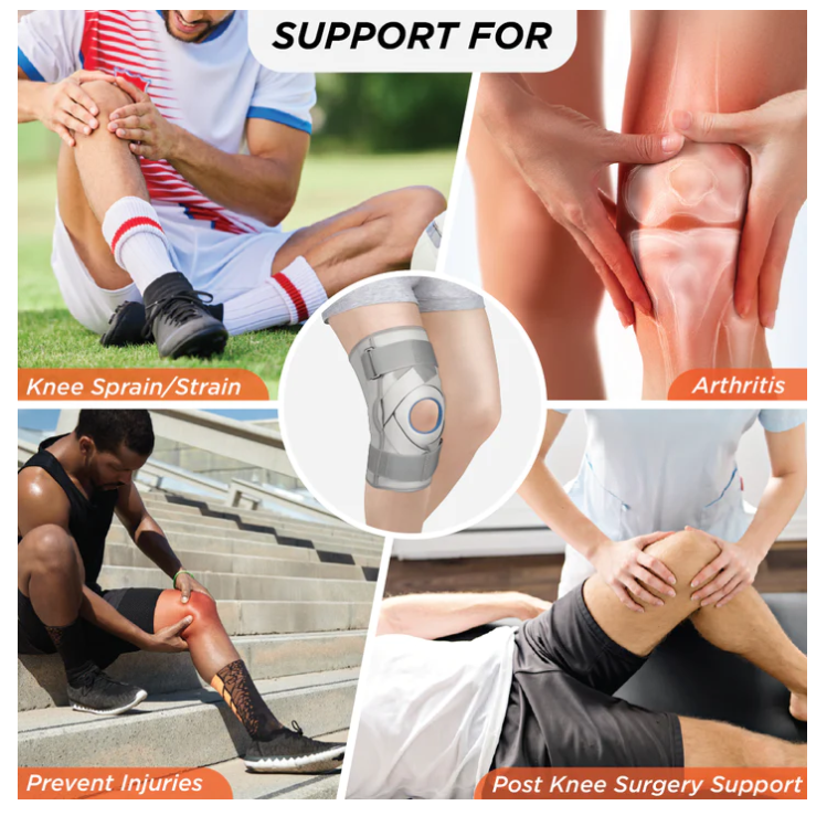bombay surgical vissco "neoprene hinged patella knee brace