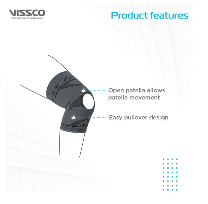 bombay surgical vissco knee cap with open patella