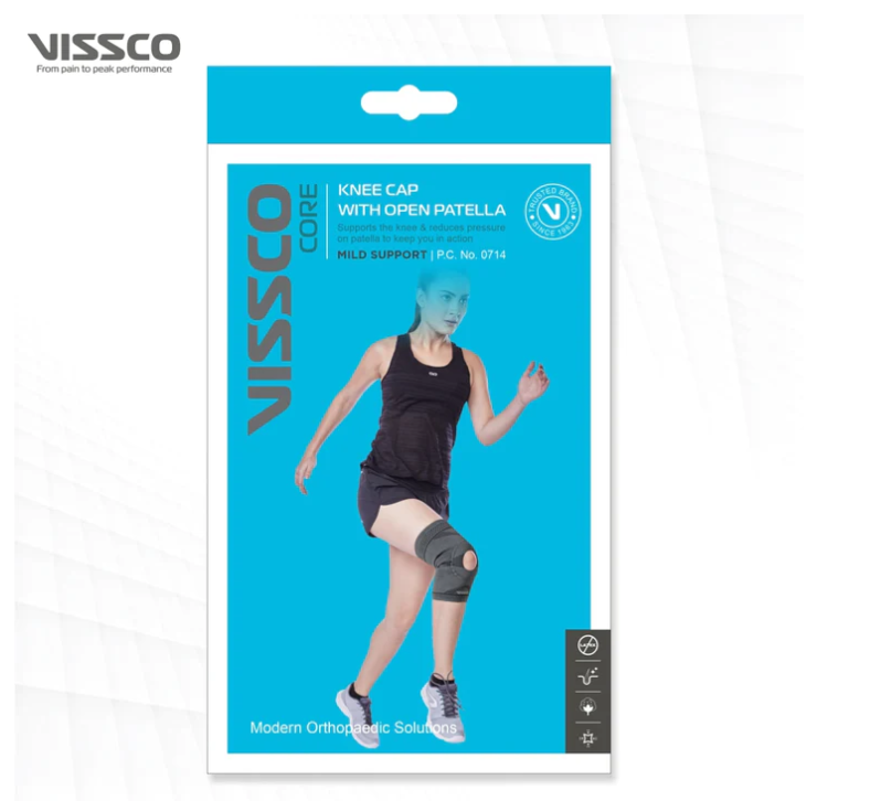 bombay surgical vissco knee cap with open patella