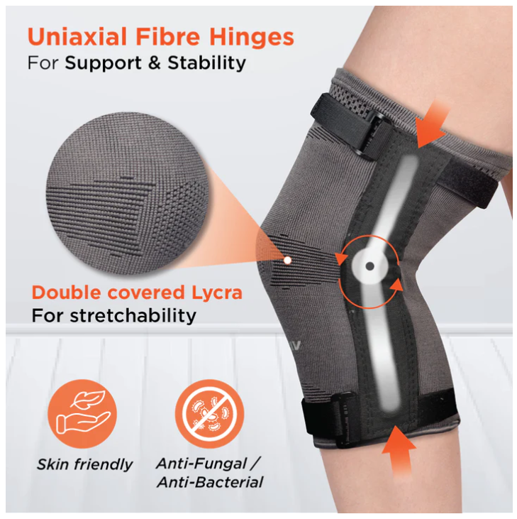 bombay surgical vissco hinged knee caps