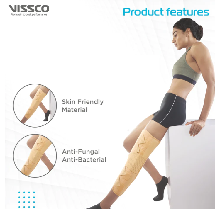bombay surgical vissco knee brace long