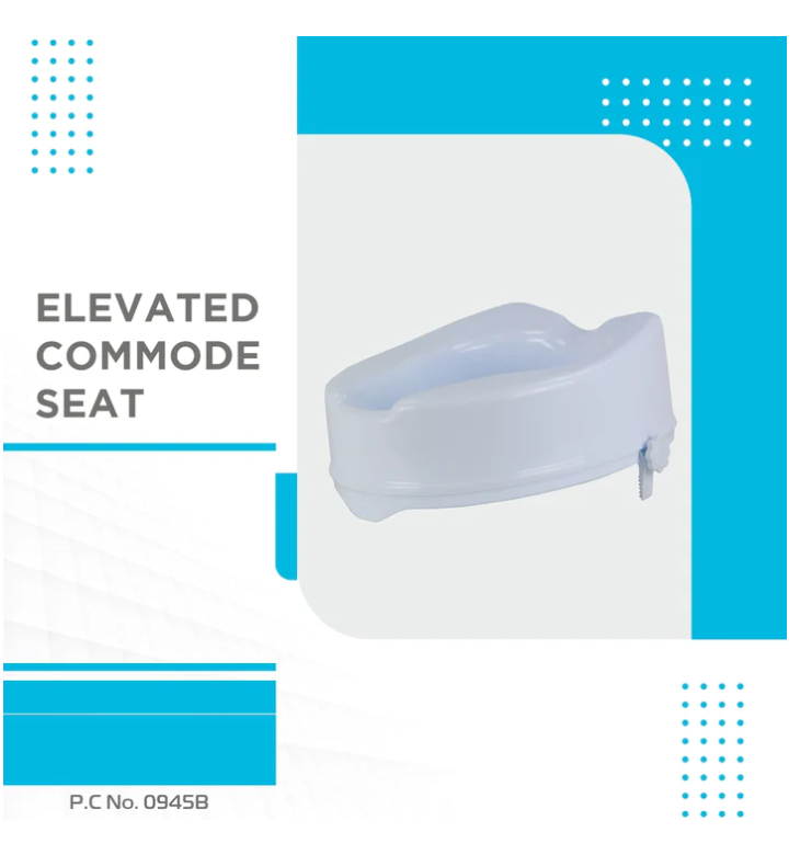 bombay surgical vissco elevated commode seat